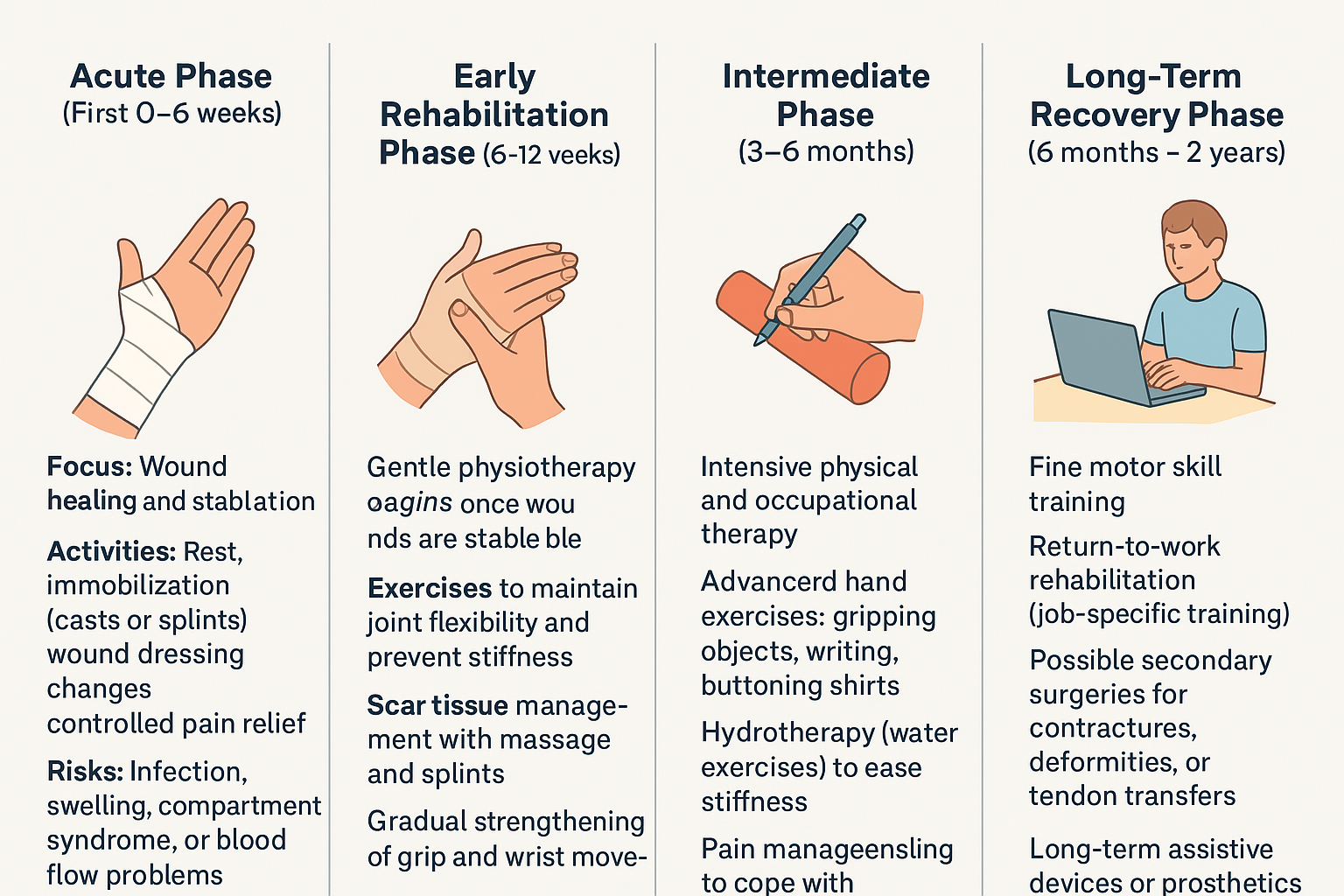 Recovery Timeline After a Crushing Hand Injury