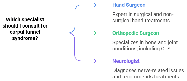 Find a doctor who specializes in carpal tunnel treatment